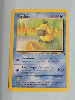 2000 Psyduck 53/62 - Fossil - NM/LP Pokemon TCG - Image 1