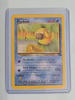 2000 Psyduck 53/62 - Fossil - NM/LP Pokemon TCG - Image 2