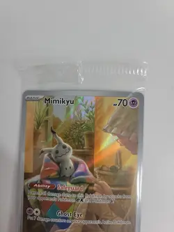 Pokemon TCG Mimikyu SVP 075 Paldean Fates ETB Black Star Promo - SEALED - Image 2