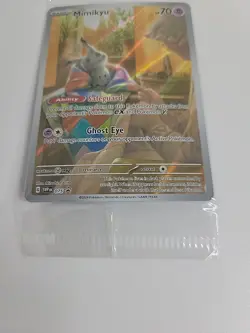 Pokemon TCG Mimikyu SVP 075 Paldean Fates ETB Black Star Promo - SEALED - Image 3