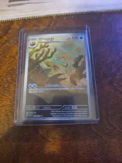 Pokemon TCG Scarlet & Violet 151: Omanyte 180/165 IR Illustration Rare NM - Image 1