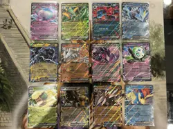 Pokemon Black Bolt White Flare ex Lot Set of 12 Cards Double Rare English - NM/M - Image 1