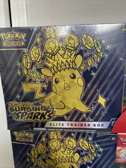 Pokemon TCG Scarlet & Violet Surging Sparks Elite Trainer Box 2 pack. x2 sets - Image 5