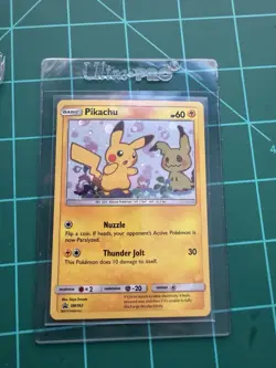 Pokemon Pikachu SM162 Promo Holo Basic 70 HP SM Set Card - Image 1