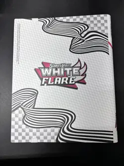 Pokemon TCG White Flare BINDER ONLY 9 Pocket 360 Card Capacity - Image 2