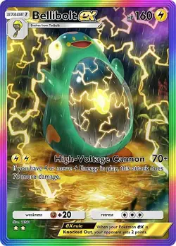 Pokemon TCG POCKET - Bellibolt Rainbow Rare 2⭐(English) - Image 1