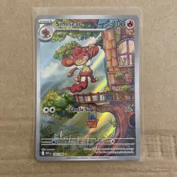 Pokemon Simisear Illustration Card 100/086 S&V White Flare Near Mint Condition - Image 1