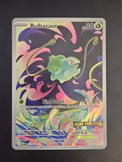 Pokemon TCG - Bulbasaur - (Mega Evolution Stamped) 133/132 Holo - Image 1