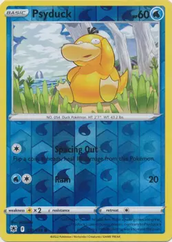Reverse Holo Psyduck 028/189 Astral Radiance Common Pokemon TCG - Image 1