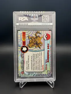2000 Topps Chrome Pokemon Series 1 #64 Kadabra SPARKLE PSA 9 Mint - Image 2