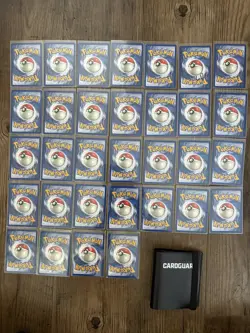 Complete Pokemon Fossil 1st Ed common/uncommon set (31-62) NM/LP + 40card binder - Image 2