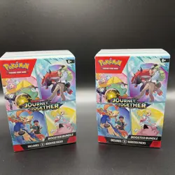 (LOT OF 2) Pokemon TCG: Journey Together Booster Bundle New Sealed USA Seller - Image 1