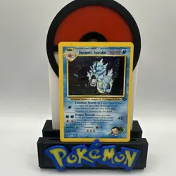 Pokemon Giovanni's Gyarados 5/132 Gym Challenge Holo Rare CREASE - Image 1