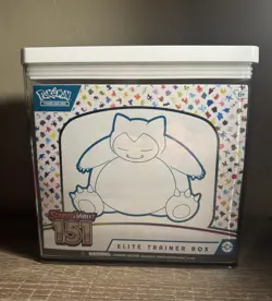 Pokemon 151 Elite Trainer Box ETB - sealed + acrylic case - Image 1
