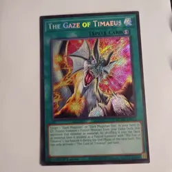 The Gaze of Timaeus MZMU-EN013 Secret Rare 1st Edition Yu-Gi-Oh NM/MINT - Image 3