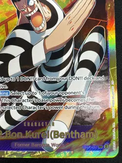 One Piece TCG Mr.2 Bon Kurei (Bentham) EB01-061 SEC PRB02 Secret Rare English - Image 4