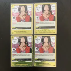 Bandai One Piece Card Game You'll Frighten Me… OP14-118 x4 Event Cards - Image 1
