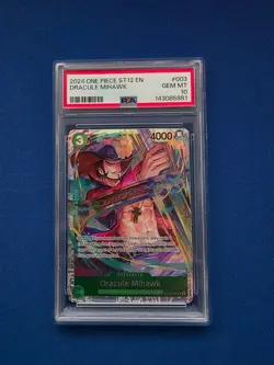 2024 One Piece ST12 EN - Dracule Mihawk - PSA 10 - Image 1
