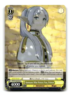 Weiss Schwarz Frieren Beyond Journeys End Someone Who Praises You SFN/S108-E016 - Image 1
