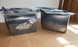 Yu-Gi-Oh Blue 5DS Double Deck Case Deck Box Vintage BRAND NEW RARE!! - Image 1