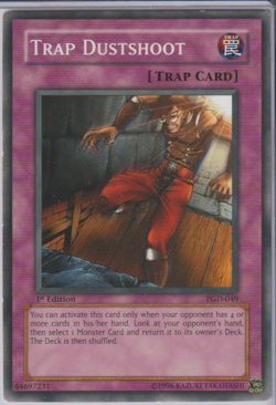 Yu-Gi-Oh! Trap Dustshoot - PGD-049 - Pharaonic Guardian 1st Ed (2003) NM - Image 1