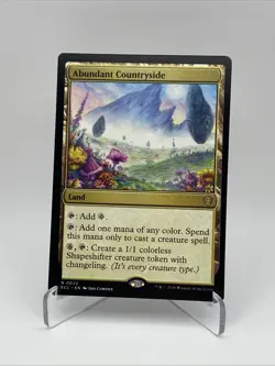 Abundant Countryside Magic The Gathering Lorwin Eclipsed Commander Set NM-LP - Image 1
