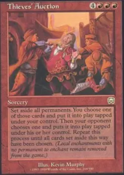 1x Thieves' Auction Heavy Play MTG Magic - Kid Icarus - - Image 1