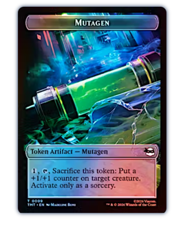 Mutant Token (0007) // Mutagen Token (0009) Foil Teenage Mutant Ninja Turtles - Image 2