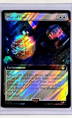 2023 MTG Magic The Gathering WHO Doctor Who Extended Art Surge Foil Out of Time - Image 1