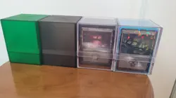 Ultimate Guard Deck Boxes - Lot Of 4 - With Some Lands - MTG Commander - Image 1