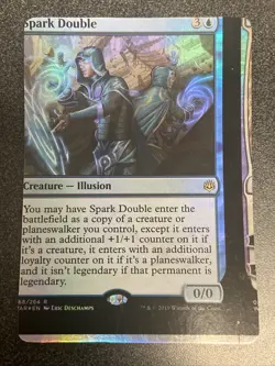 Spark Double MTG War of the Spark NFC Foil Miscut/Misprint - Image 1