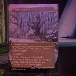 Magic The Gathering Three Tree City Legendary Land BLB 2021 0340 Andrew Mar - Image 1