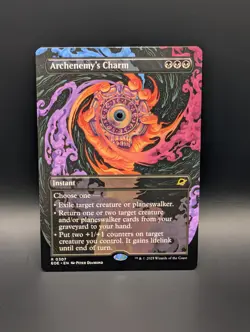 MTG - Archenemy's Charm - BORDERLESS - Instant - EOE #307 - Rare - Image 1