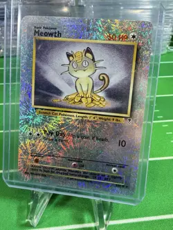 2002 Pokemon Legendary Collection Meowth Reverse Holo #53/110 NP Clean - Image 1