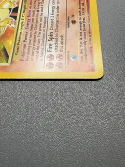 1999 POKEMON BASE SET UNLIMITED CHARIZARD HOLO 4/102 RARE VINTAGE MP - Image 4