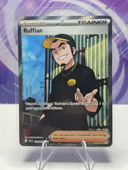 Ruffian 181/159 Sv09: Journey Together Holo Full Art Trainer Pokemon NM - Image 1