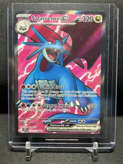 Salamence ex 177/159 Full Art Ultra Rare Holo Pokemon 2025 Journey Together NM - Image 1