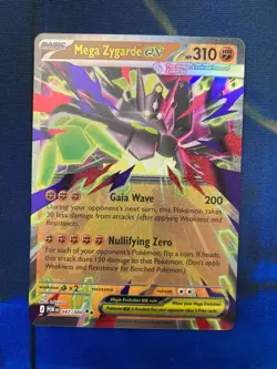 Mega Zygarde ex 047/088 Double Rare English - Pokemon TCG Perfect Order - Image 1
