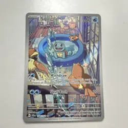 The Pokemon Company Squirtle 148/142 Sv07: Stellar Crown Full Art Illustration … - Image 1