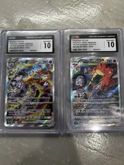 Pokemon Mewtwo VSTAR & Charizard VSTAR VSTAR Universe CGC 10 Gem Mint Holo Lot - Image 1