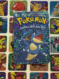 Pokemon 151 Vintage Pocket Monsters Vending HOLO Prism Sticker 2000 Nintendo - Image 2