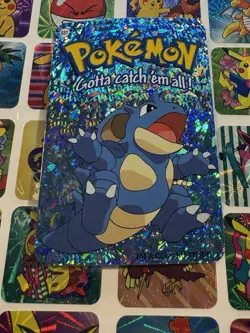 Pokemon 151 Vintage Pocket Monsters Vending HOLO Prism Sticker 2000 Nintendo - Image 4