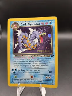 Pokemon TCG - Dark Gyarados - 8/82 - Holo - Prerelease Promo SWIRL - Image 2