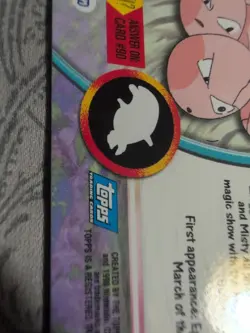 Pokemon TCG Exeggcute Topps #102 Blue Logo 1st Print Lp (Chrome) Holo - Image 3