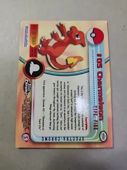 Pokemon TCG TOPPS CHROME - #05 Charmeleon Rare Holo NM - Image 2