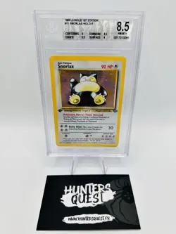 BGS 8,5 Snorlax Holo Rare 1st Edition Jungle 11/64 Pokemon English WOTC - Image 1