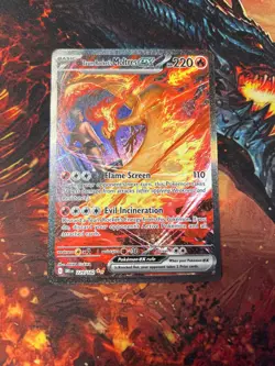 Pokemon -Team Rockets Moltres EX - SIR Destined Rivals 229/182 Near Mint!! - Image 1