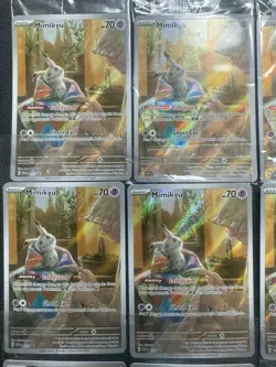 Pokemon TCG Mimikyu Promo Paldean Fates Lot Of 9 SEALED - Image 4