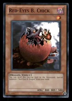 Yugioh Red-Eyes B. Chick #SDDC-EN007 Structure Deck: Dragons Collide LP - Image 1