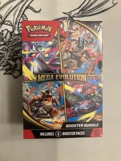 Pokemon TCG Mega Evolutions Booster Bundle SEALED - 6 Booster Packs - Image 1